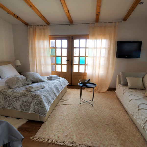 Bedrooms, Guest House Sara Latin, Guest House Sara Latin with a pool and restaurant in Lika, rooms, apartments, and holiday home Plaški