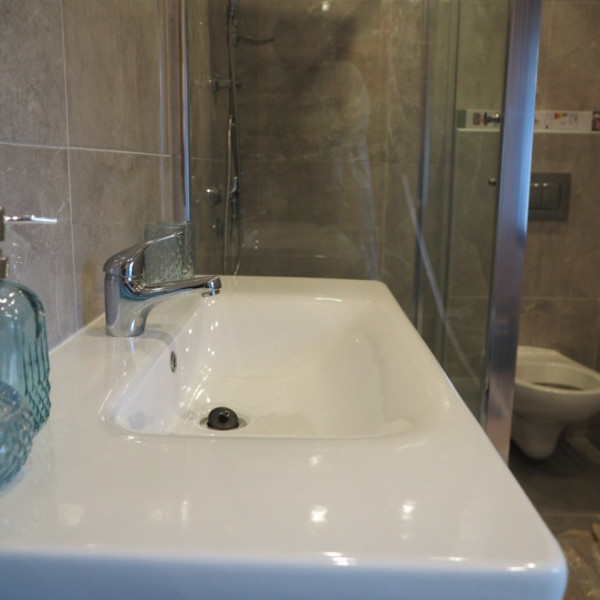 Bathroom / WC, Guest House Sara Latin, Guest House Sara Latin with a pool and restaurant in Lika, rooms, apartments, and holiday home Plaški